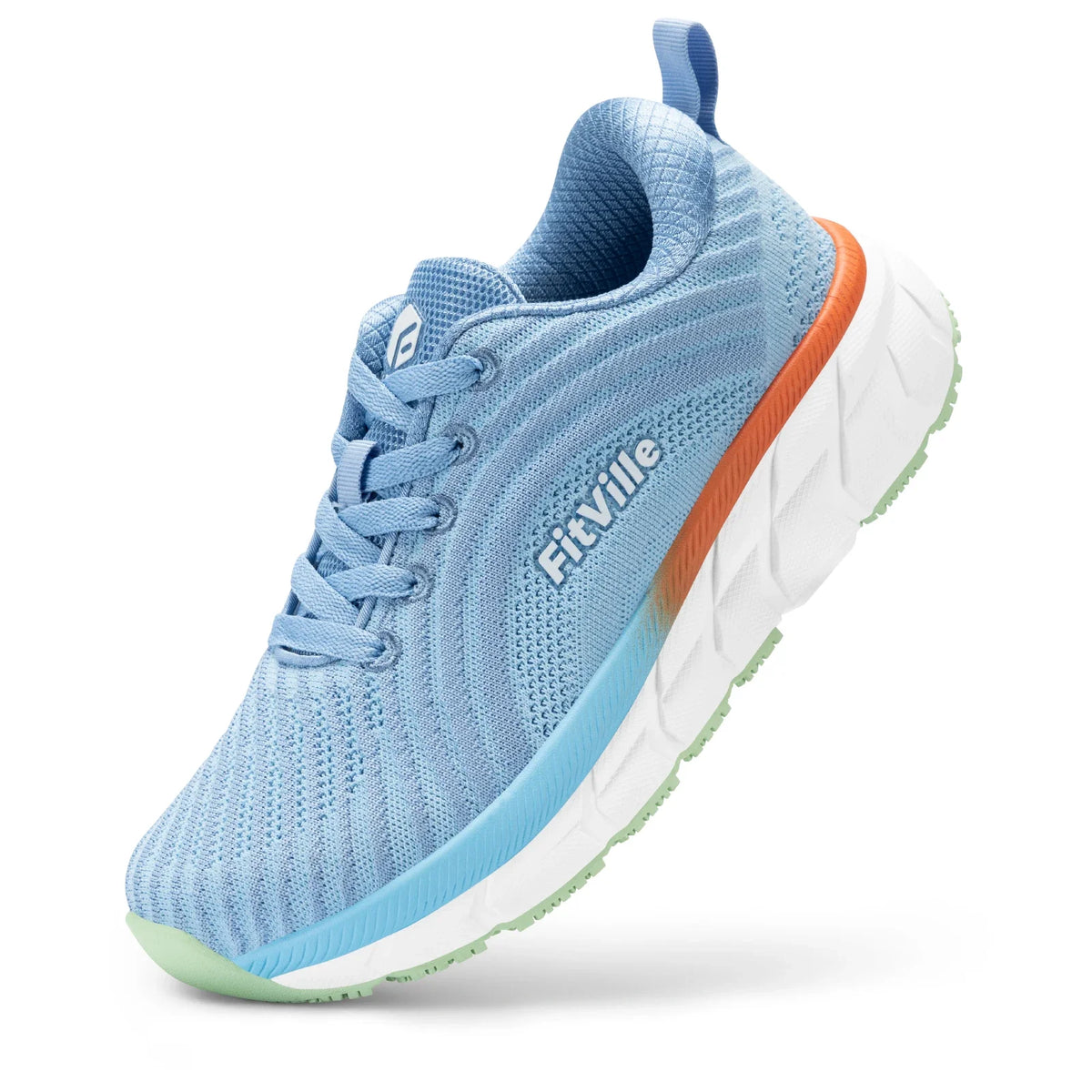 FitVille Women'S Wide Toe Box Shoes Breathable Extra Wide Running Shoe Lightweight For Swollen Feet With Cushioned Relief Pain
