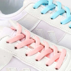 Elastic Shoelaces Classic Black White Laces for Sneakers Shoestring Flat Shoelace Leisure Women Lacet Shoe Laces Accessories