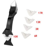 5in1 Silicone Scraper Sealant Smooth Remover Tool Set Caulking Finisher Smooth Grout Kit Decoration Seam Tools Scraper Grout Kit