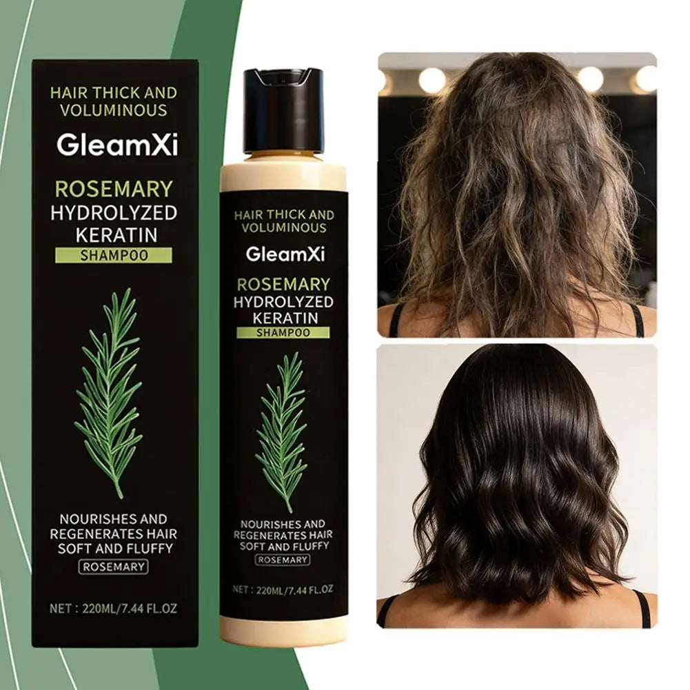 Rosemary Hair Growth Shampoo Organic Rosemary Oil for Hair Growth, Natural Anti Loss Thickening Shampoo for Thinning Hair