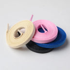 High Quality Flat Cotton Shoelaces For Sneakers Sport Casual Basketball Shoes Laces Beige Black White Shoestrings Dropship