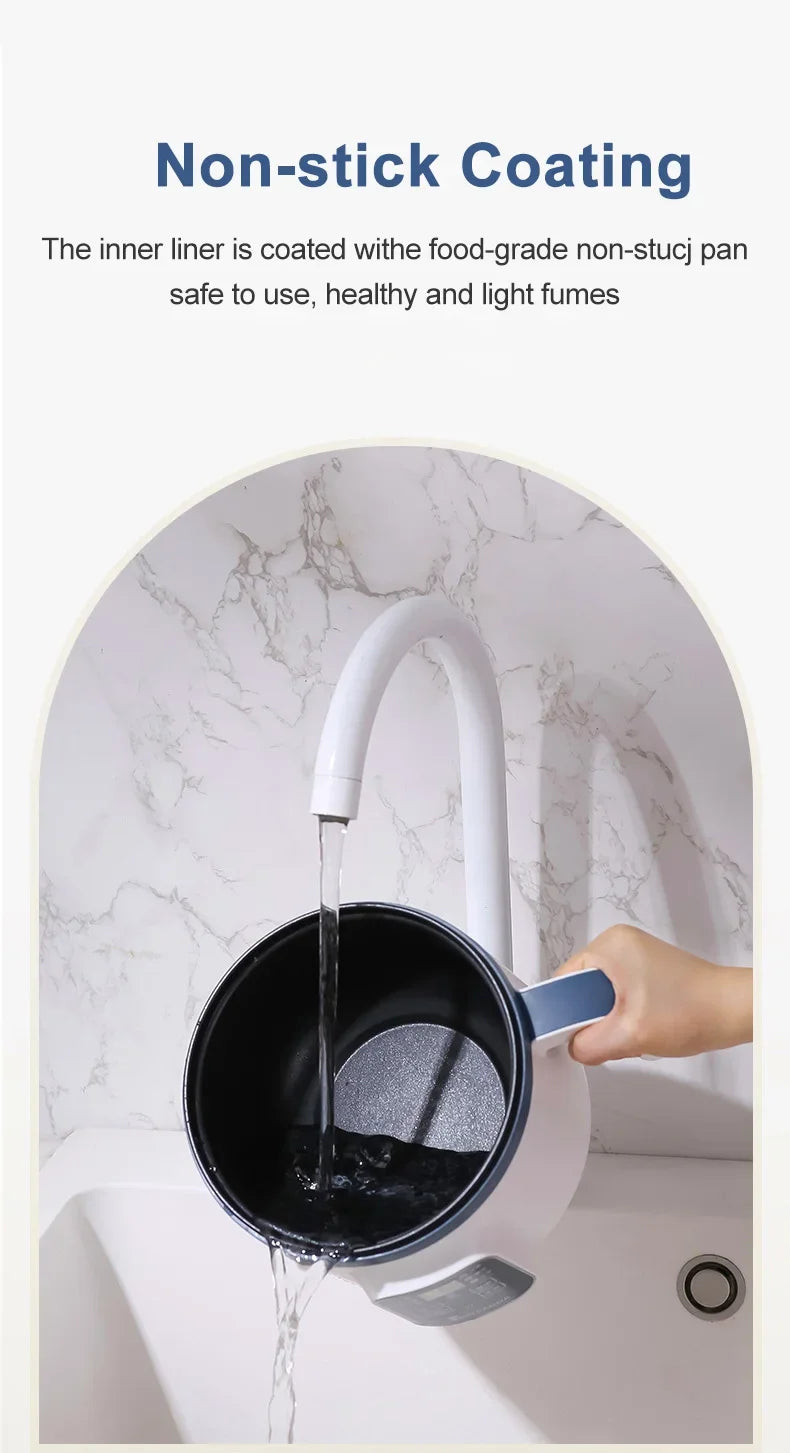 Mini Electric Rice Cooker Double Layer Multi Cooker Non-Stick Smart Single MultiCooker Steamed Rice Pot for Home Electric Cooker