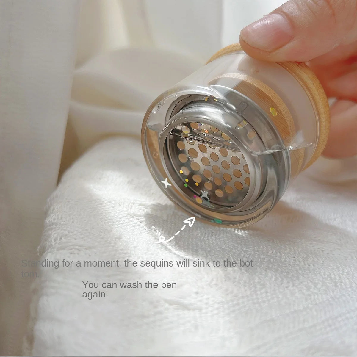 Nail Brushes Washing Cup Water Cleaner Easy Cleaning Portable Brush Mesh Layers Washer for Nail Art Sequins Nail Tools