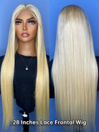 38 40 Inches 613 HD Lace Frontal Wigs 13x4 13x6 360 Honey Blonde Brazilian Straight Lace Front Frontal Human Hair Wigs for Women
