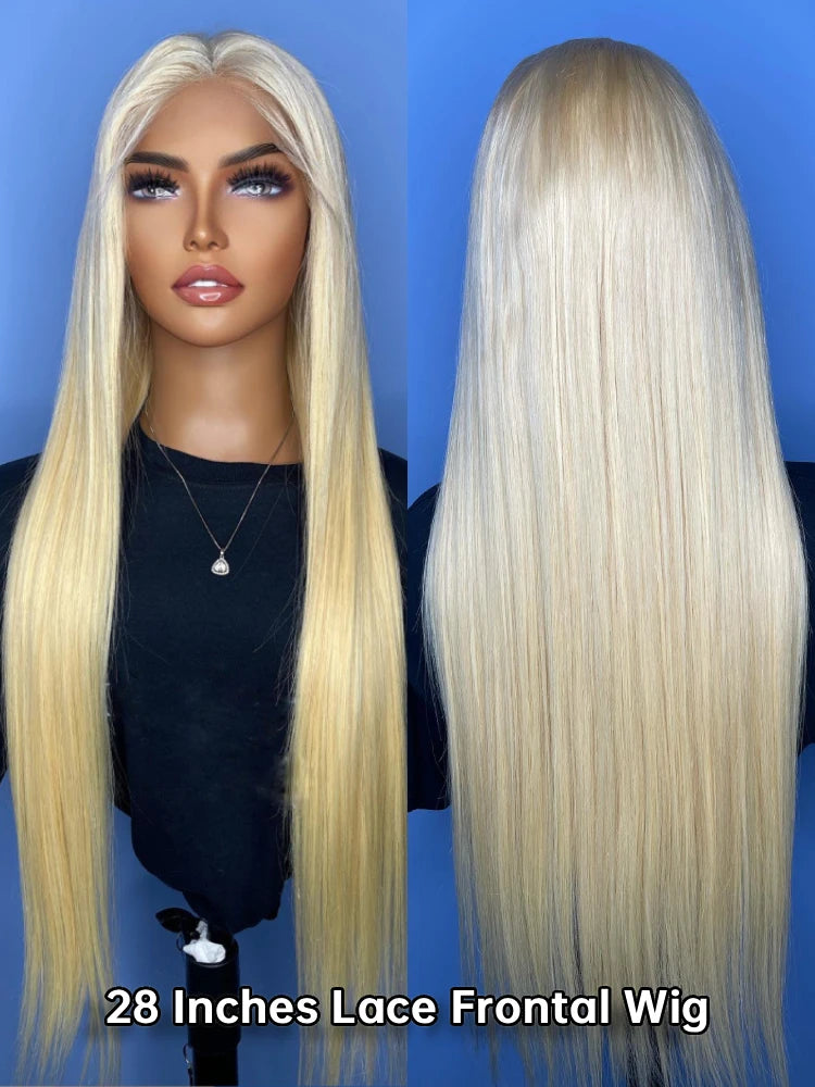 38 40 Inches 613 HD Lace Frontal Wigs 13x4 13x6 360 Honey Blonde Brazilian Straight Lace Front Frontal Human Hair Wigs for Women