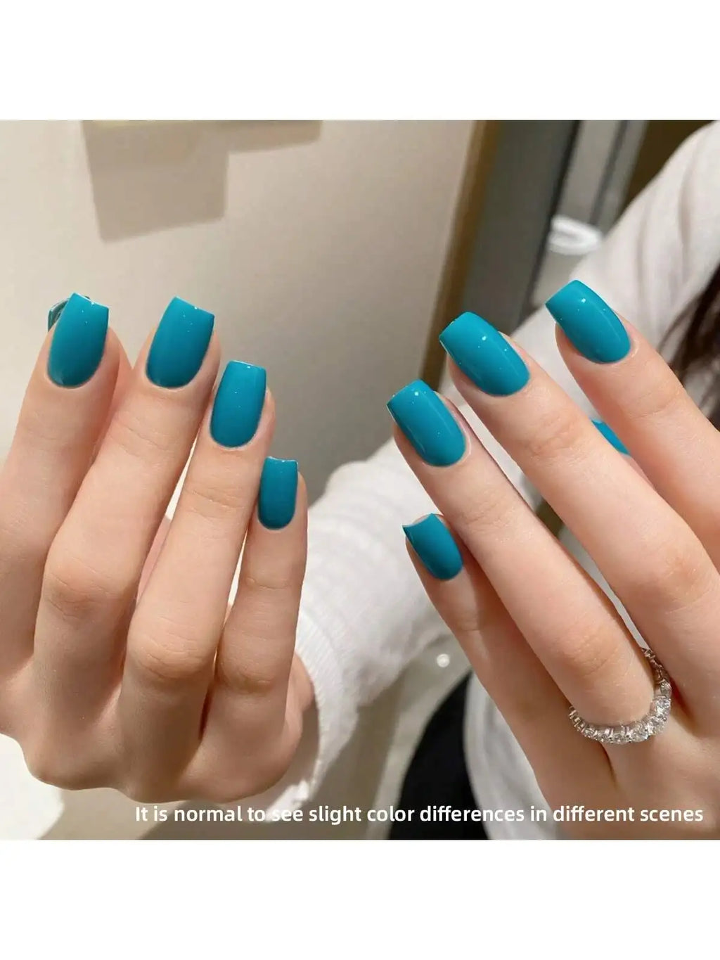 2025 Japanese Spring-Summer Peacock Blue Gel - Skin-Brightening, Home & Salon Use Nail Polish