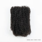 10-16Inch Natural 4C Afro Kinky Curly Bulk Human Hair Extensions No Weft Brazilian Remy Bulk for Locs Braiding Hair