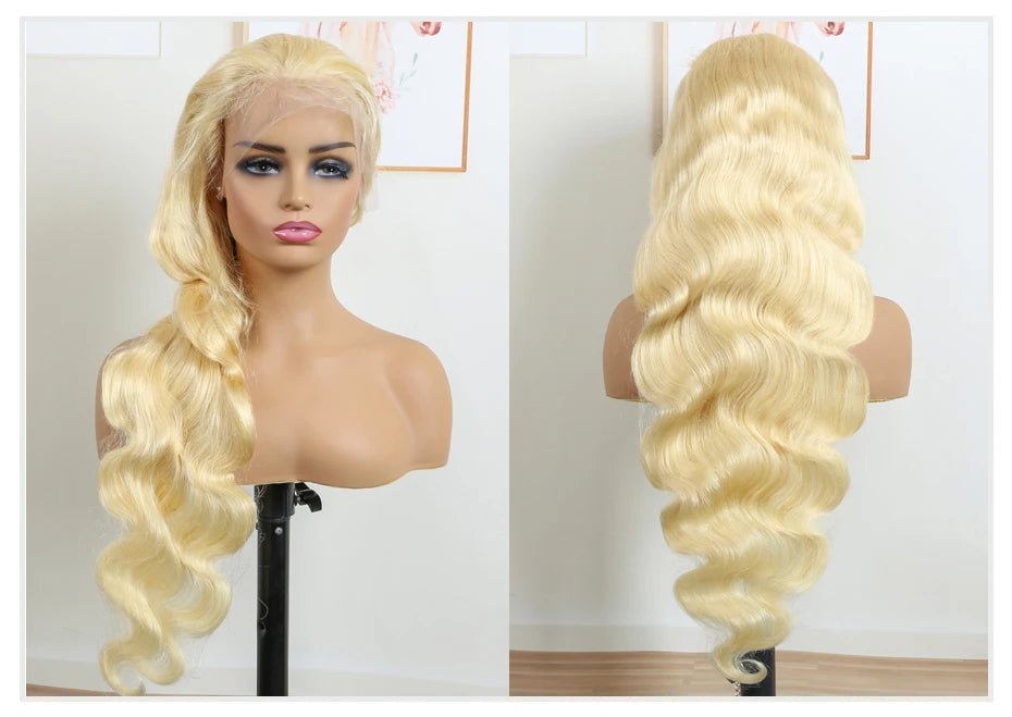 30 40 Inch 613 Human Hair Wig 13x6 Hd Lace Frontal Wigs For Women Body Wave 360 Wigs Human Hair Honey Blonde 13x4 Lace Front Wig