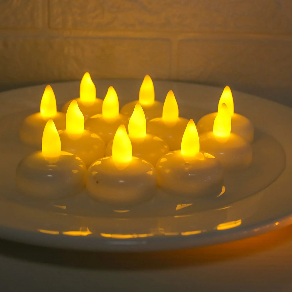 LED Candles 24/12 Pack Flameless Flickering Tea Light Warm White Candle for Party Wedding Birthday Christmas Gifts Home Decor