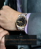 OLEVS 5568 Original Classic Man Watch Calendar Waterproof Steel Strap Luminous  Business Dress Men's Quartz Wristwatches