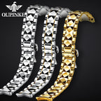 OUPINKE Original Stainless Steel Watchband for Men Watch Universal Watch Strap