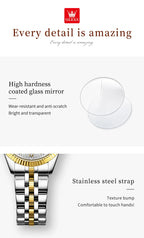 OLEVS 5526 Women Watch Diamond Scale Quartz Fashion Ladies Wrist Watches Date Waterproof Luminous Luxury Dress Watch For Women