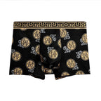 4pcs/set Men's Underwear New Style Boxer Shorts Comfortable Breathable Print Men Underpant Sexy Boys Thin Flat Corner Panties
