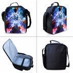 Football Player CR7 Three Piece Set Backpacks For Boy And Girls Best Gifts 3D Cartoon School Backpack For Children