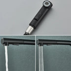 Kitchen pull-out faucet 304 stainless steel hot and cold faucet black sink faucet with two levels of water outlet