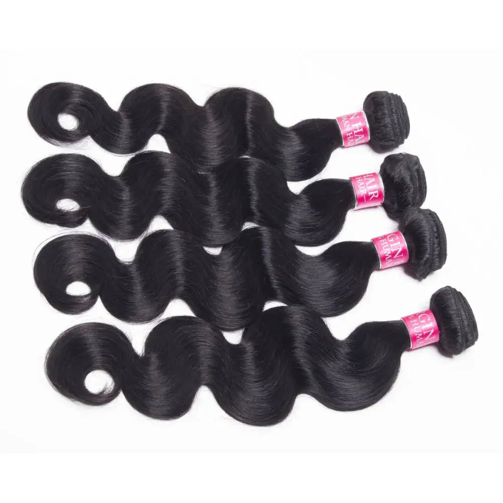12A Grade Brazilian Body Wave Human Hair Bundles Brazilian Virgin Hair 14-30 Inch Double Weft Remy Hair Bundles
