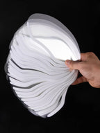 50 Disposable Hair Salon Protective Face Shields, Transparent Eye Protection Suitable for Bangs Trimming and Hair Spray Application, Waterproof Face Shields Suitable for Micro-Needle Embroidery and Makeup, Professional Hairdr