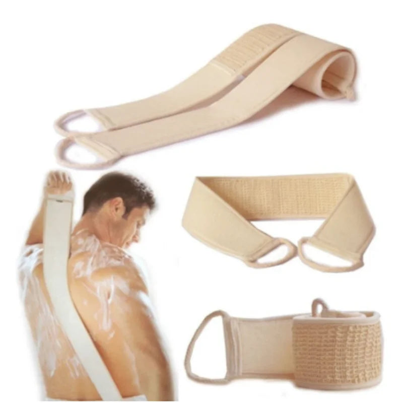 1PCS Exfoliating Back Strap Baths Shower Body Scrubber Brush Personal Cleaning Tool  Back Strap Bodys Skin Health Cleaning Tools