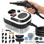 2500W Portable Handheld Steam Cleaner High-Temperature 1200ML Adjustable 105°C 6 Levels 20 Accessories With Brush Heads