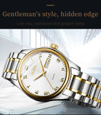 OLEVS 5568 Original Classic Man Watch Calendar Waterproof Steel Strap Luminous  Business Dress Men's Quartz Wristwatches