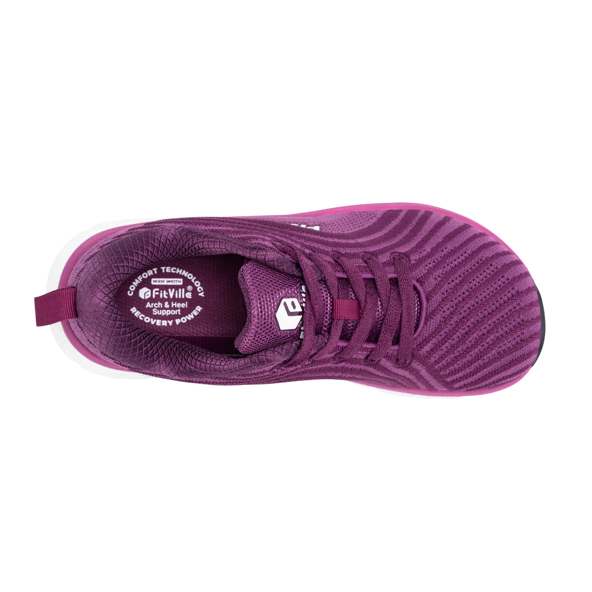 FitVille Wide Toe Box Shoes For Women Breathable Wide Fit Running Shoe Lightweight for Swollen Feet with Cushioned Relief Pain