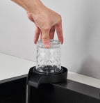 Matte Black 304 Stainless Steel kitchen Sinks Cold And Hot Water Mixer With Soap Dispenser And Cup Washer