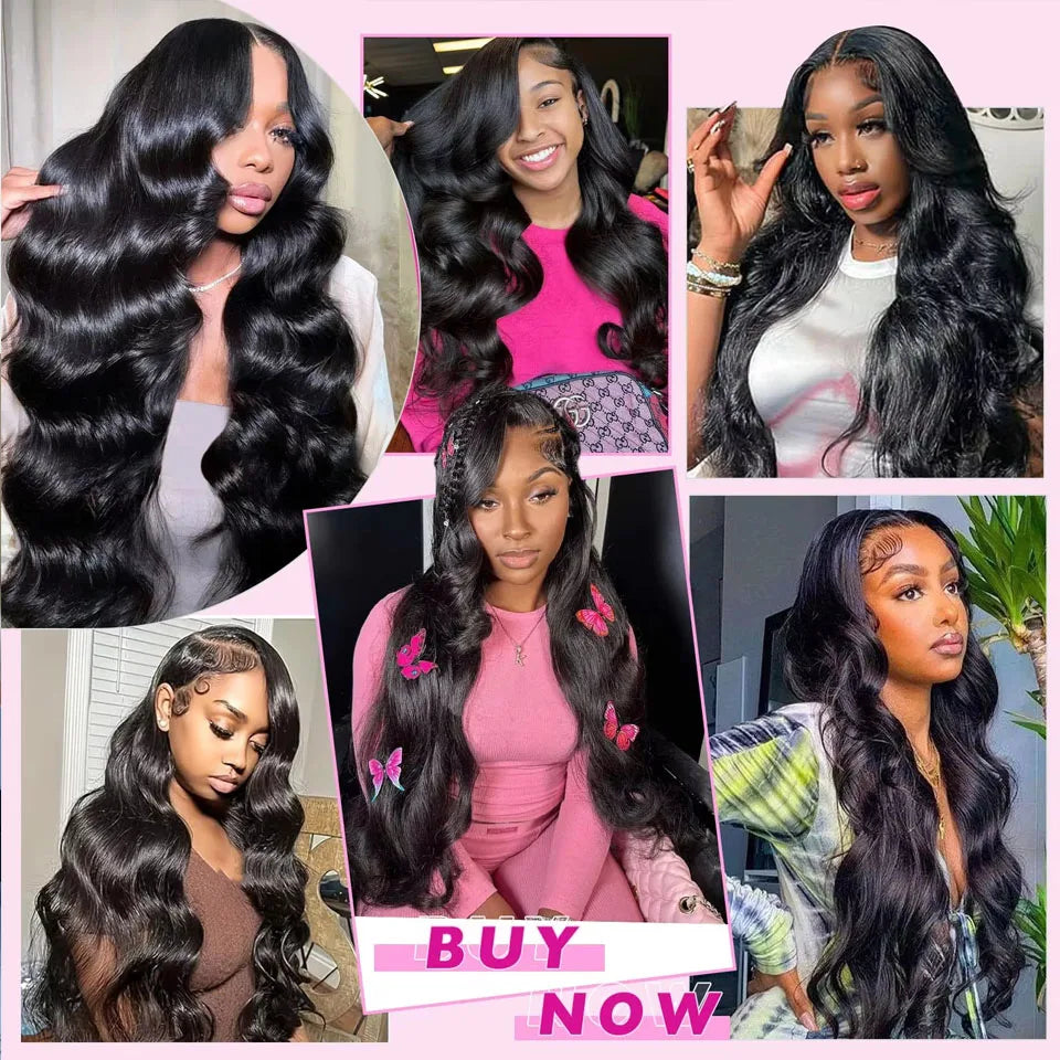 30 40 Long Body Wave Bundles Human Hair 8-40 Inch Brazilian Raw Unprocessed Raw Virgin Human Hair Wavy 2/3/4 Bundles