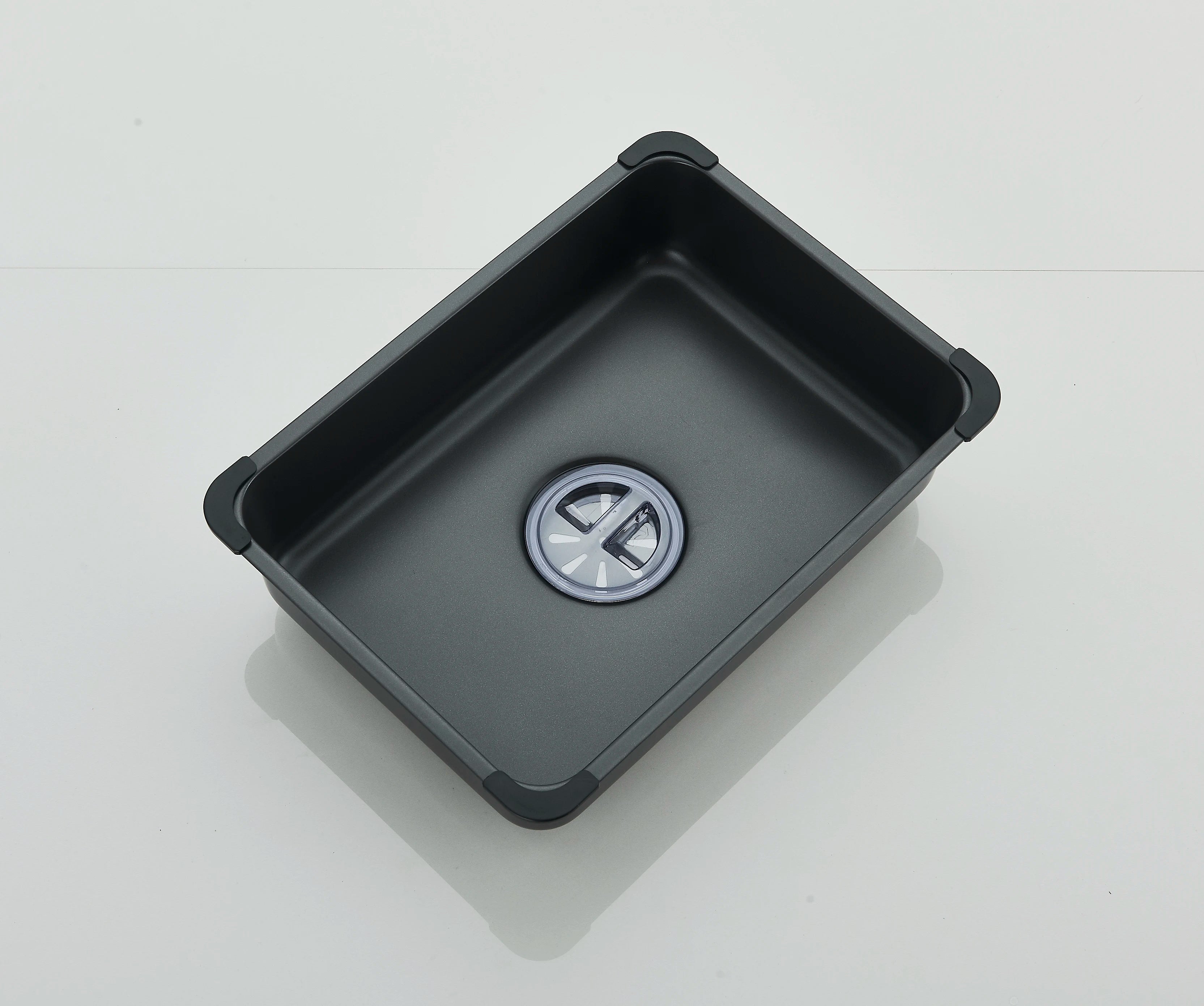 Matte Black 304 Stainless Steel kitchen Sinks Cold And Hot Water Mixer With Soap Dispenser And Cup Washer