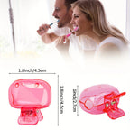 Travel Toothbrush Head Covers Toothbrush Protector Cap Brush Pod Case Protective Portable Plastic Clip For Household Travel
