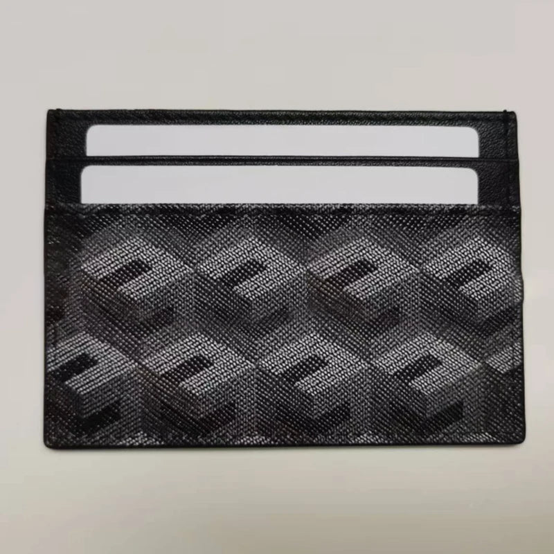 【MAX-111】Classic Fashion 3D Pattern Design Multi-Functional Leather Card Holder Protection Clip Wallet【W1】