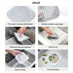 2 Pack Hair Catcher Brush+Strainer Anti-Clog Drain Stopper Shower Plug Anti-Odor Sink Parts Reusable Easy Install