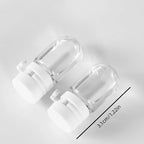 10pcs Clear Leak-Proof Travel Bottle for Makeup Remover & Lotion, Portable Dispenser with Flip-Top Essence Bottled Separately