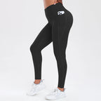 Women Yoga Pants with Pockets Butt Lifting Tummy Control Sports Leggings High Waist Fitness Tights Gym Clothing Sportswer