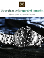 OLEVS New Man Watch Luxury Top Brand One-Way Rotating Outer Ring Design Quartz Watch for Men Auto Date Waterproof Wrist Watches