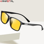 Men Night Vision Sunglasses UV400 Polarized Sun Glasses Women TR90 Eyeglasses Frame Driving Cycling Anti Glare Shade Eyewear