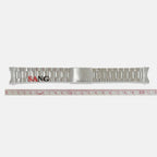 Curved End Watchband Men Women Metal Bracelets 20mm 22mm Stainless Steel Sport Strap Universal Replacement Wristband Accessories