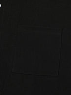 Autumn men's clothing 2025 new item men's solid color cotton and linen shirt stand up collar cardigan long sleeved casual busine