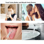 Halitosis Tongue Coating Tongue Cleaner Scraper Stainless Steel Remover Tongue Coated Brush Scraping Tongue Oral Hygiene Tools