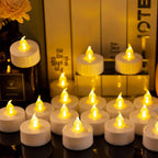 LED Candles 48/24/12 Pack Battery Operated Candles Batteries Lights Candles to Create Warm Ambiance Naturally Flickering Bright