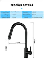 Smart Touch Kitchen Faucets Crane For Sensor Kitchen Water Tap Sink Mixer Rotate Touch Faucet Sensor Water Mixer KH-1015