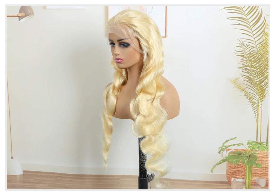 30 40 Inch 613 Human Hair Wig 13x6 Hd Lace Frontal Wigs For Women Body Wave 360 Wigs Human Hair Honey Blonde 13x4 Lace Front Wig