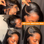 250 Density 100% Human Hair Body Wave 5x5 Glueless Lace Frontal Wigs 13x6 HD Lace Front Wig 40 Inch 13x4 Brazilian Black Clourse
