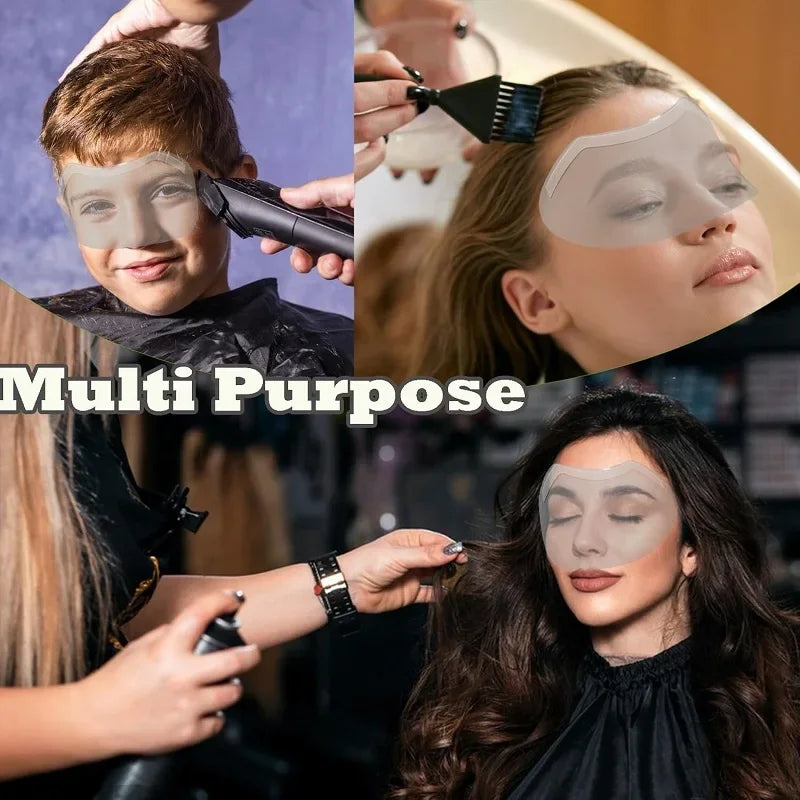50/100pcs Disposable Shield Haircut Face Shield Eyes Protective Cover Shower Makeup Shields Masks Hairdress Tools Salon