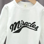 Kids Boys Coat+T-Shirt+Pant 3pcs Set Baseball Girls Spring Autumn Letter Print Sweatshirts Fashion Sports Casual Outfits Clothes