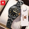 OLEVS 5563 Top Woman Watch Classic Business Diamond Scale Calendar Waterproof Ladies Wristwatch Original Quartz Watch for Women