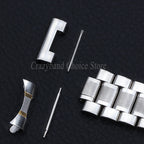 Stainless Steel Band 12mm 14mm 16mm 18mm 20mm 21mm22mm24mm for Seiko for Tissot Watch Strap Metal Replace Men Business WristBelt