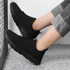 Flying Woven Upper Color Matching Light Casual Shoes