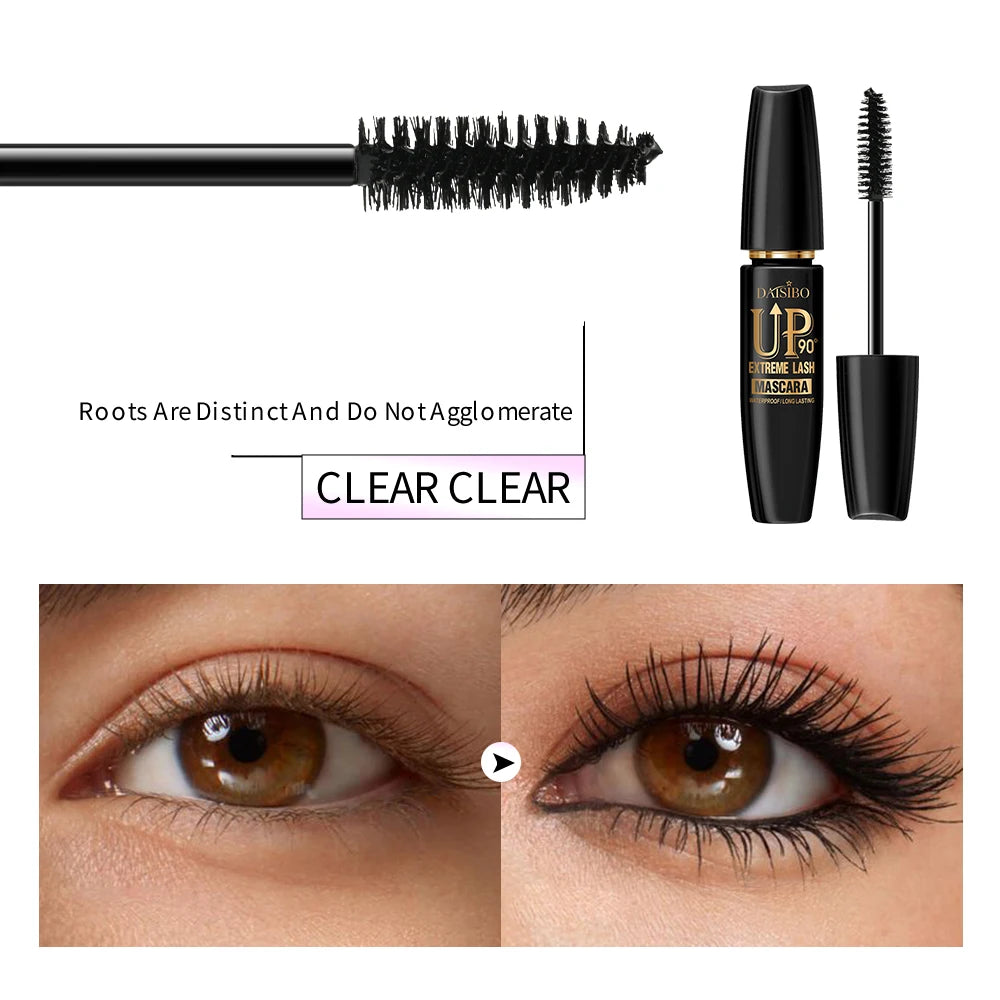 Black Eye Black, Waterproof and Sweat Proof, Non Smudging, Curly and Thick, Durable Formula, Suitable for All Skin Types