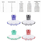 Kids Girls Sequins Christmas Dance Costume Candy Cane Striped Ballet Tutu Dance Dress Bowknot Leotard Party New Year Dancewear