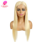 613 Glueless Wigs Human Hair 5x5 Lace Closure Wig Bone Straight Blonde Pre Plucked Glueless Wig Remy Human Hair Wigs Ready To Go